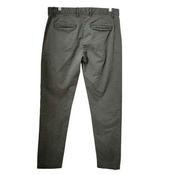 Khakis By Gap Size 4 "Broken In Straight" Deep Olive Green Pants, Exc. Used Cond - Picture 3 of 12